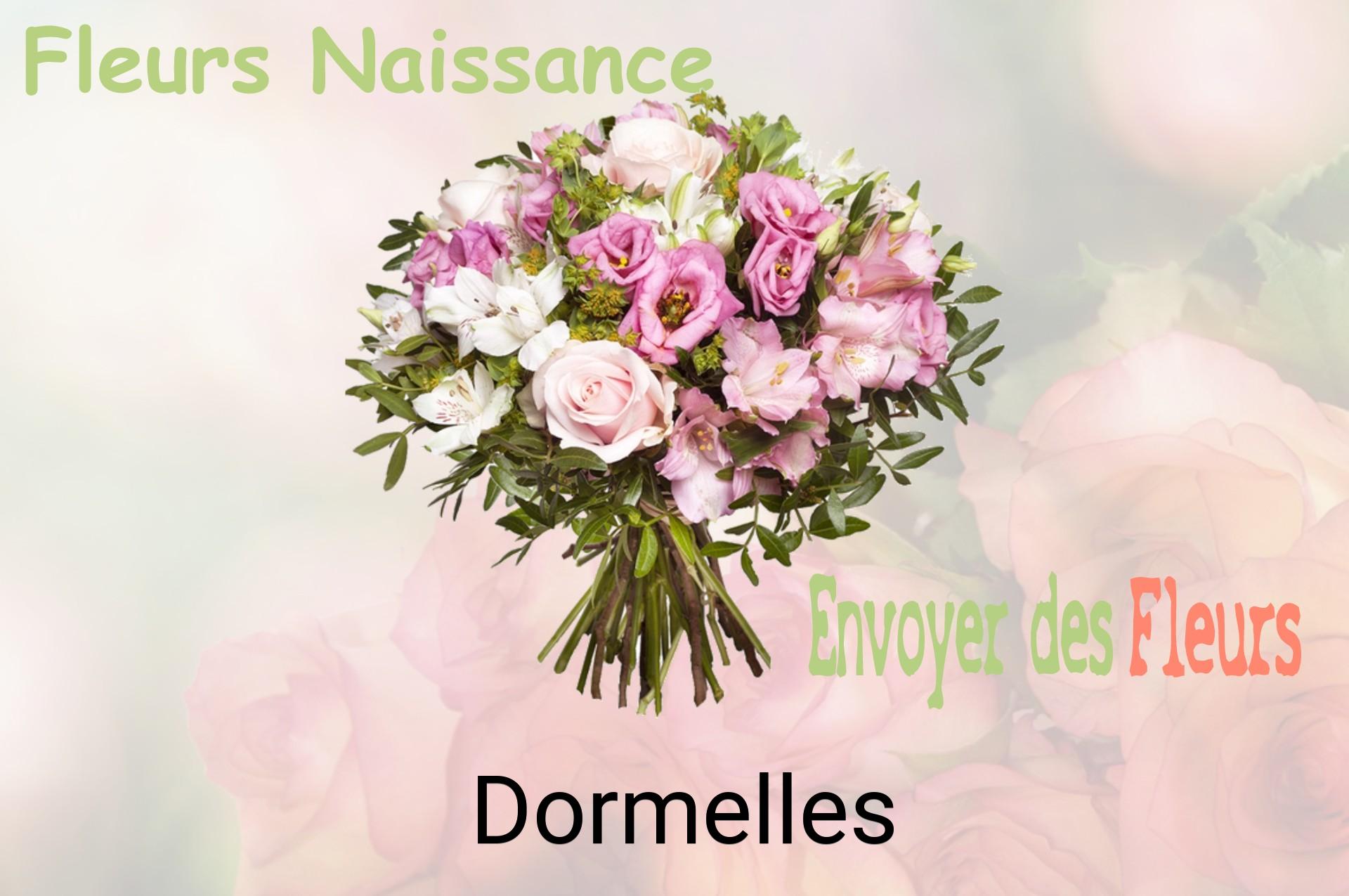 Bouquet de fleurs de naissance livré à Dormelles